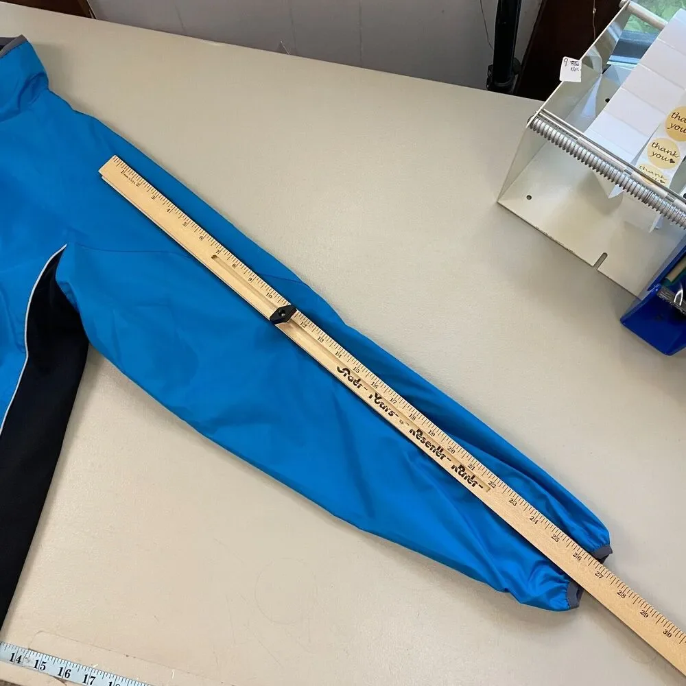 2117 of Sweden Jacket Men Large Blue Windbreaker Lightweight Full Zip Activewear